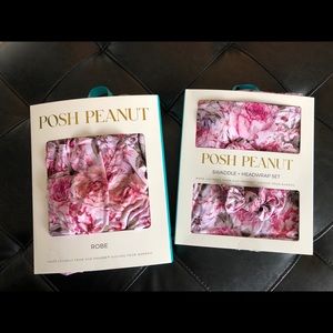 Posh Peanut mom & swaddle+headband set